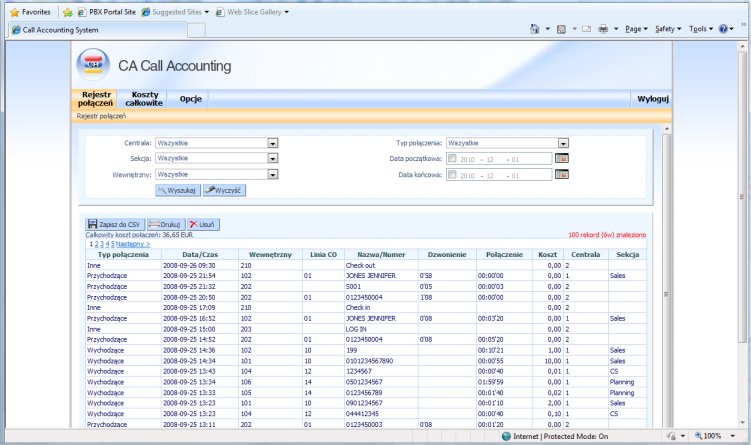 ca call accounting ca call accounting