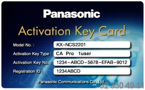  Licencja
 Panasonic KX-NCS2201 