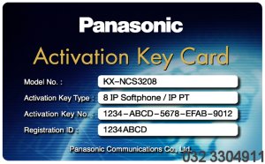  Licencja telefonu programowego
 Panasonic KX-NCS3208 