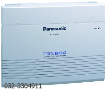  Centrala telefoniczna z możliwością rozbudowy
 Panasonic KX-TES824 